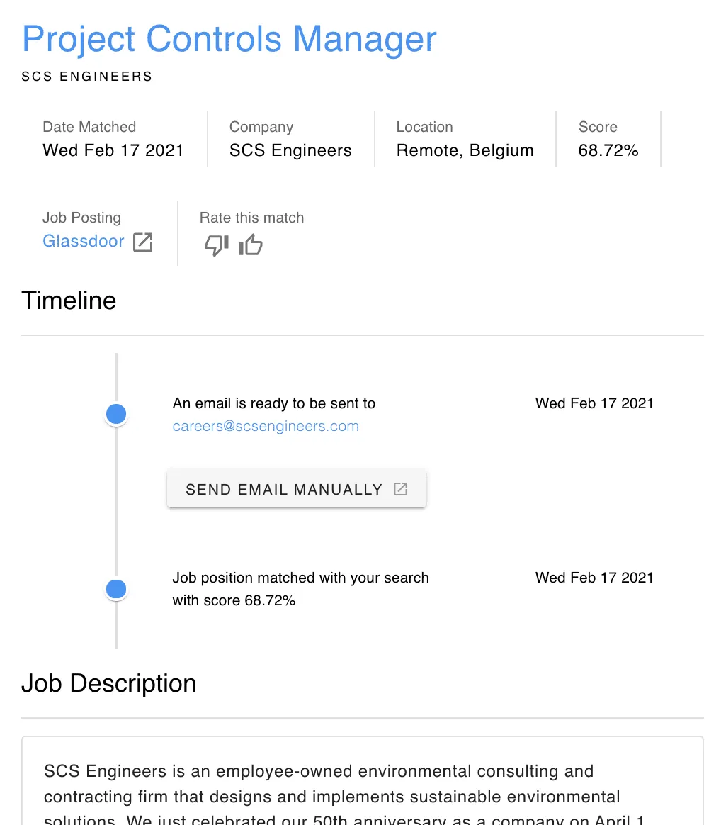 job match